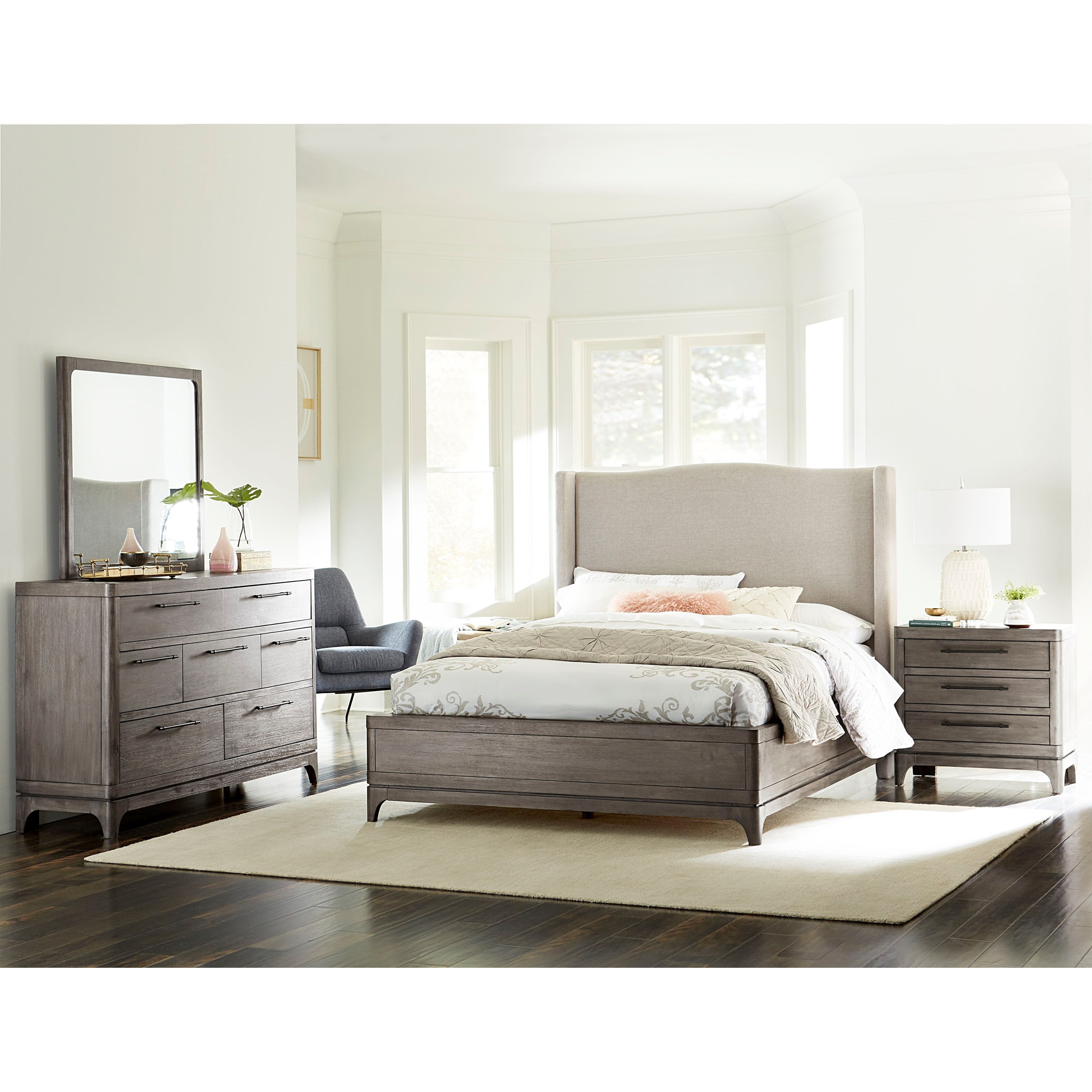 Cicero upholstered platform bed new arrivals